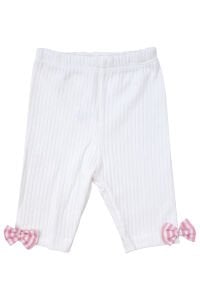 Kız Bebek Pembe Beyaz Çizgili Fırfırlı 2'li Takım