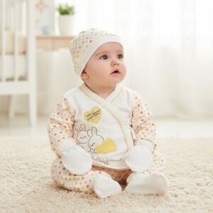 Chery Sarı 7'li Bebek Hastane Çıkış Seti