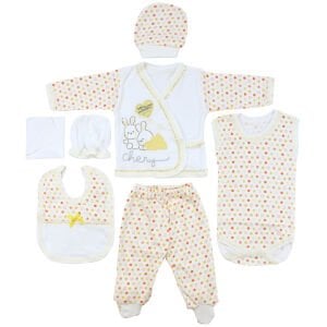 Chery Sarı 7'li Bebek Hastane Çıkış Seti