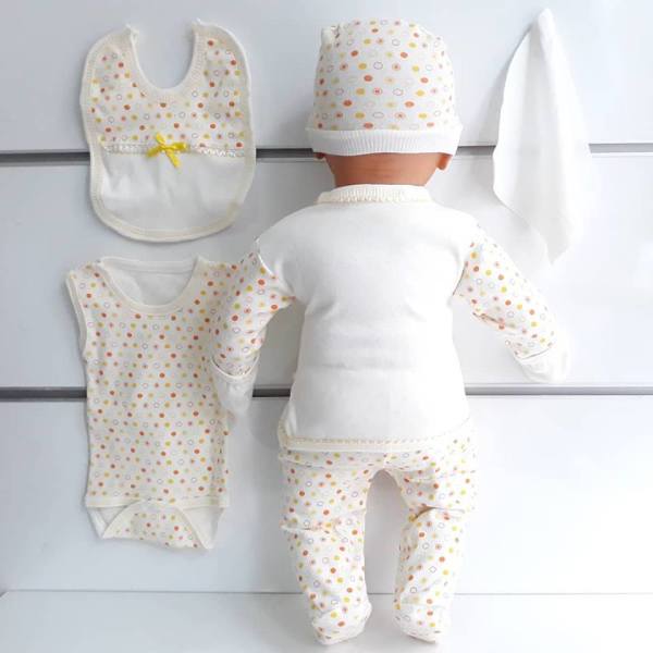 Chery Sarı 7'li Bebek Hastane Çıkış Seti