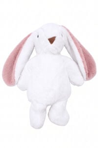Beyaz Pembe Kulaklı Uyku Arkadaşı Peluş Tavşan Oyuncak