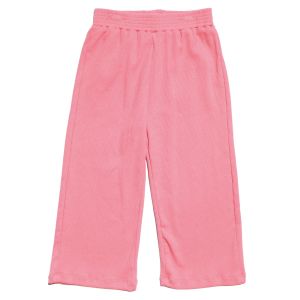 Kız Çocuk Pembe Papatya Nakışlı Crop KaşKorse 2 li Takım