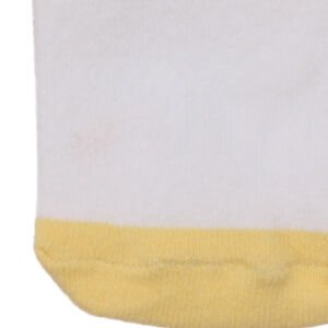 Kız Çocuk Beyaz Sarı Patik Çorap