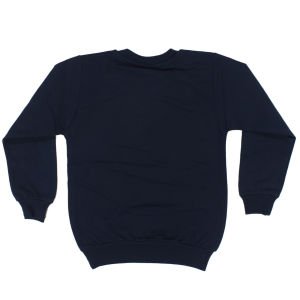 Kız Çocuk Lacivert Happy Prensess Yazılı Taç Baskılı Tek Üst Sweat