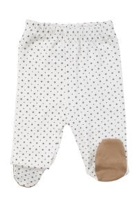 Erkek Bebek Kahve Ekru At Nakışlı 5 Parça Hastane Çıkış Seti