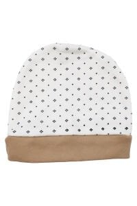 Erkek Bebek Kahve Ekru At Nakışlı 5 Parça Hastane Çıkış Seti