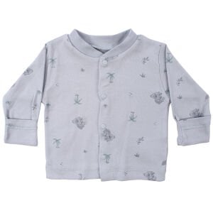 Unisex Gri Koala Desenli Organik Üçlü Pijama Takımı