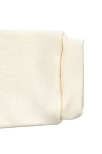 Unisex Ekru Ayı Nakışlı Bereli Tulum