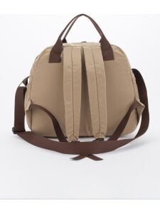 Lüks Bej Kahve Fermuarlı Cepli Tavşan Aksesuarlı Anne Bebek Sırt Çantası