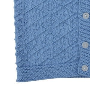 Triko Mavi Erkek Bebek Yelek