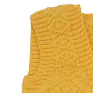 Triko Sarı Bebek Yelek