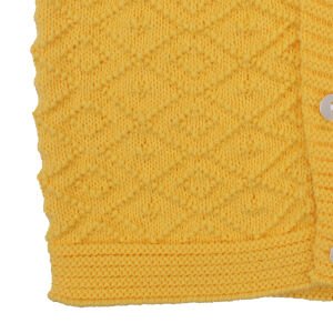 Triko Sarı Bebek Yelek