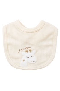 Unisex Ekru Zürafa Nakışlı 5 Parça Hastane Çıkış Seti