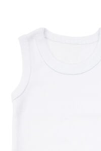 Unisex Beyaz %100 Organik Pamuk Düz Askılı Çıtçıtlı Zıbın Body