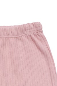 Kız Bebek Ekru Pembe Kelebek Nakışlı Fırfırlı Hırkalı 3'lü Takım