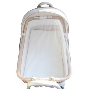 Bebegen Elit Portatif Sallanır Bebek Beşik Kahve