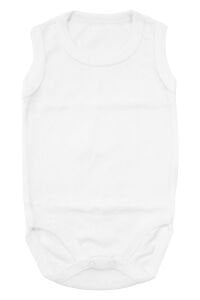 Unisex Ekru %100 Organik Pamuk Düz Jakarlı Askılı Çıtçıtlı Zıbın Body