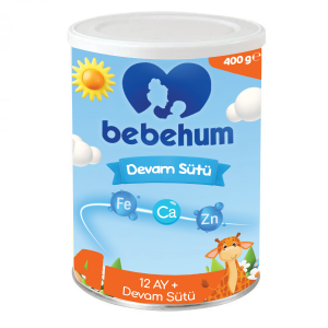 Bebehum Teneke 4 Devam Sütü 400 gr 12+ Ay