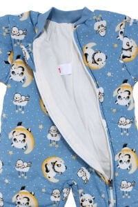 Erkek Çocuk Mavi Panda Desenli Uyku Tulumu 2.5 TOG