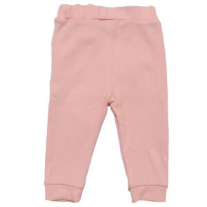 Unisex Pembe Fitilli Cepli Penye Pantolon Tek Alt