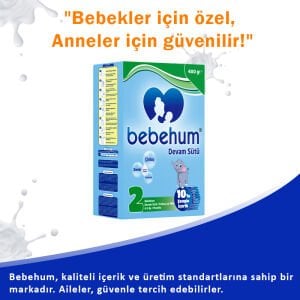 Bebehum 2 Devam Sütü 400 gr 6-9 Ay