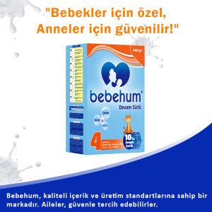 Bebehum 4 Devam Sütü 400 gr 12+ Ay