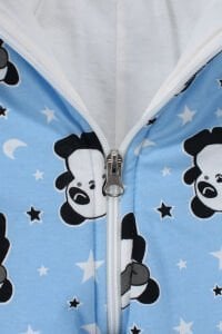 Erkek Çocuk Mavi Panda Yıldız Desenli Uyku Tulumu 2.5 TOG