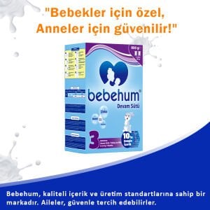 Bebehum 3 Devam Sütü 800 gr 9-12 Ay