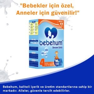 Bebehum 4 Devam Sütü 800 gr 12+ Ay