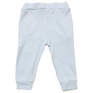 Unisex Mavi Fitilli Cepli Penye Pantolon Tek Alt