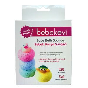 Bebekevi Mavi Banyo Tombik Sünger