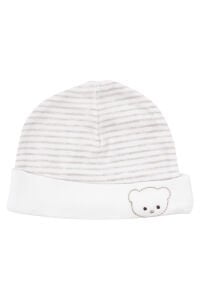 Unisex Ekru Very Cute Nakışlı 5 Parça Organik Hastane Çıkış Seti