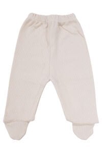 Unisex Bej Raporlu 5 Parça Hastane Çıkış Seti