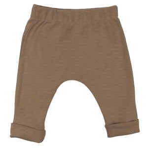 Kız Bebek Kahve Fiyonklu Fırfırlı 2'li Takım