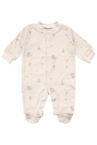 Unisex Bej Koala Desenli Organik 10 Parça Hastane Çıkış Seti