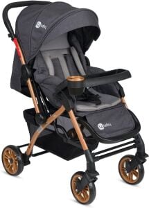 Four Baby Active Gold Antrasit Çift Yönlü Bebek Arabası