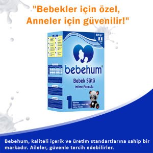 Bebehum 1 Numara Bebek Sütü 0-6 Ay 800 gr x 4 Adet