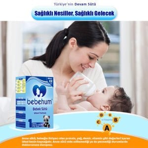 Bebehum 1 Numara Bebek Sütü 0-6 Ay 800 gr x 4 Adet
