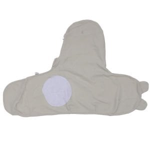 Unisex Su Yeşili Zigzag Desenli Pamuklu Organik Kundak 0-3 Ay