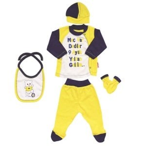 FB Maç Var Dediler 9 Aylık Yoldan Geldim Yazılı 5 Parça Hastane Çıkış Seti