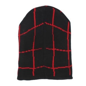 Erkek Çocuk Siyah Kırmızı Örümcek Adamlı Bere