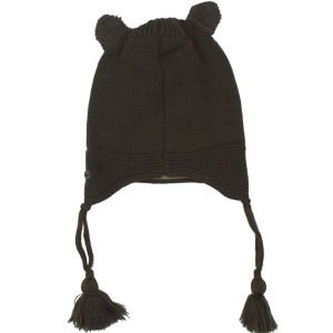 Erkek Çocuk Haki Kurbağa Oynar Gözlü Triko Bere 1-4 Yaş