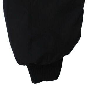 Erkek Çocuk Siyah Renkli Çizgili Ultimate Yazılı Kapşonlu Şisme Mont