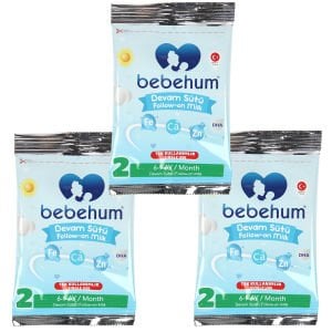Bebehum 2 Numara Tek Kullanımlık Bebek Devam Sütü