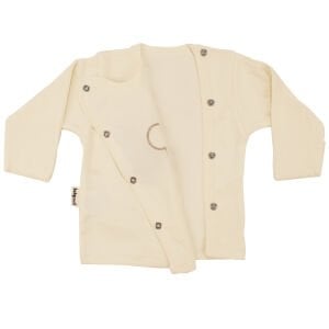 Kız Bebek Ekru Kahve Leopar Desenli Bereli Pijama Takımı 0-3 Ay