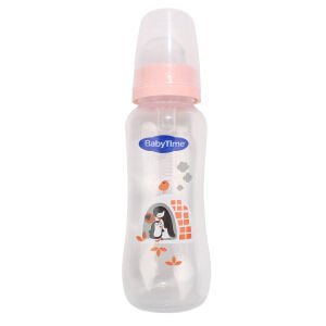 Babytime Pembe 5'li Biberon Set Kulpsuz