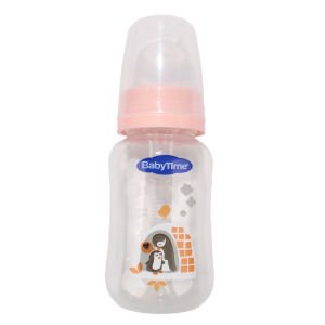 Babytime Pembe 5'li Biberon Set Kulpsuz