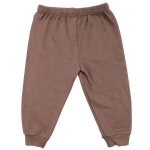 Erkek Bebek Kahve Traktör Baskılı 2'li Takım