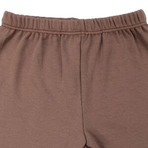 Erkek Bebek Kahve Traktör Baskılı 2'li Takım