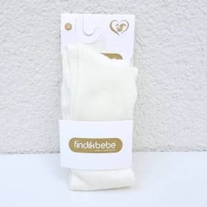Krem Bebek Külotlu Çorap